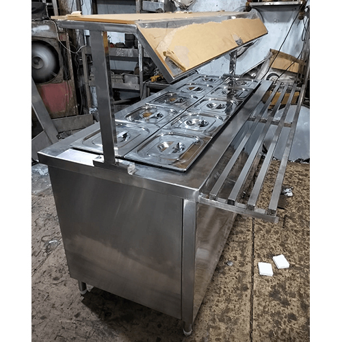 Bain Marie Counter With Sneez Guard