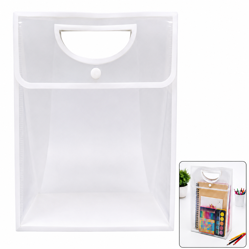 Transparent Plastic Document Storage Bag