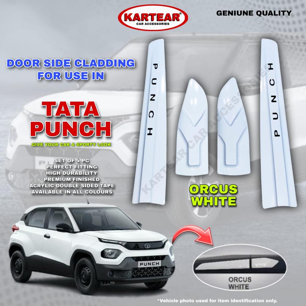 Tata Punch Cladding-White