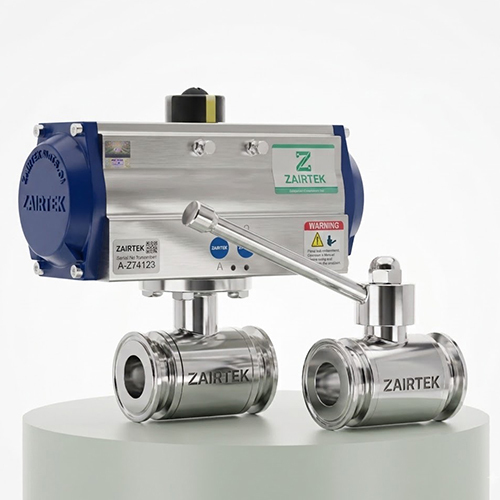 2 Way Design Sanitary TC Ball Valve