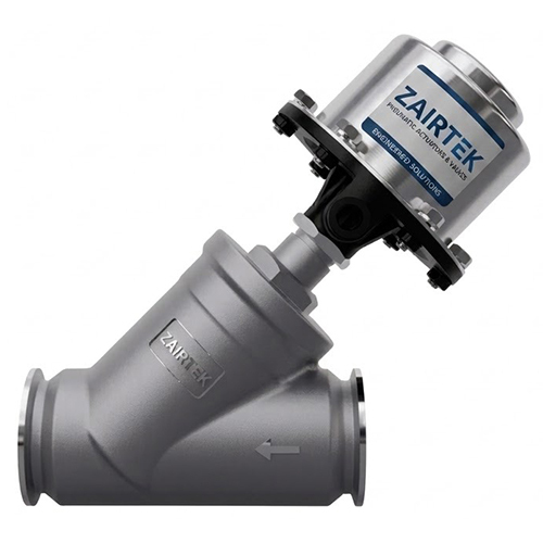 Angle Type SS Cap TC End Control Valve