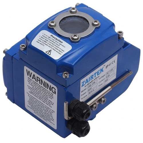 Blue 110-220 V Aluminum Alloy Electrical On Off Type Actuator