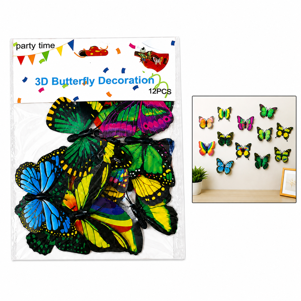 3D Butterfly Wall Decoration
