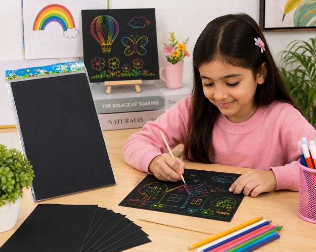 Scratch Art Paper Kit