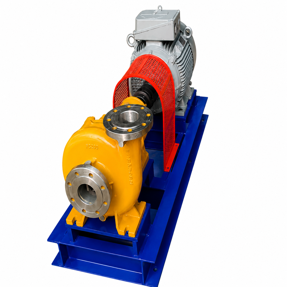 Industry End Suction Pump - Color: Yellow