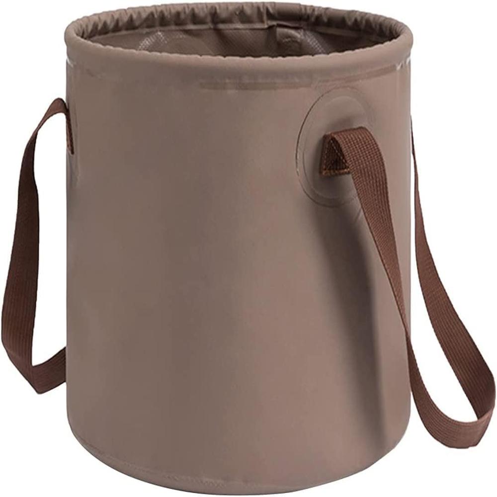 Folding Bucket Leather