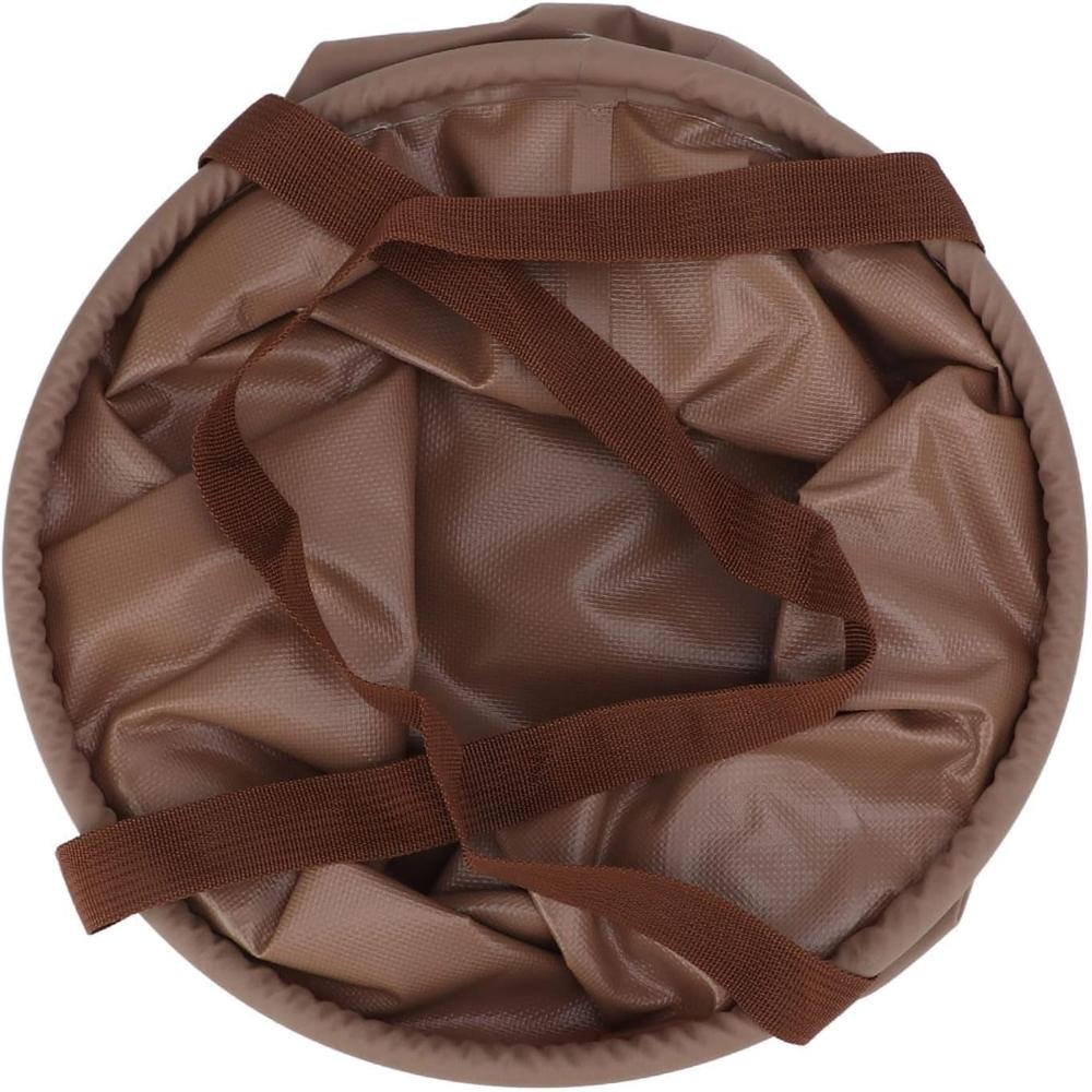 Folding Bucket Leather