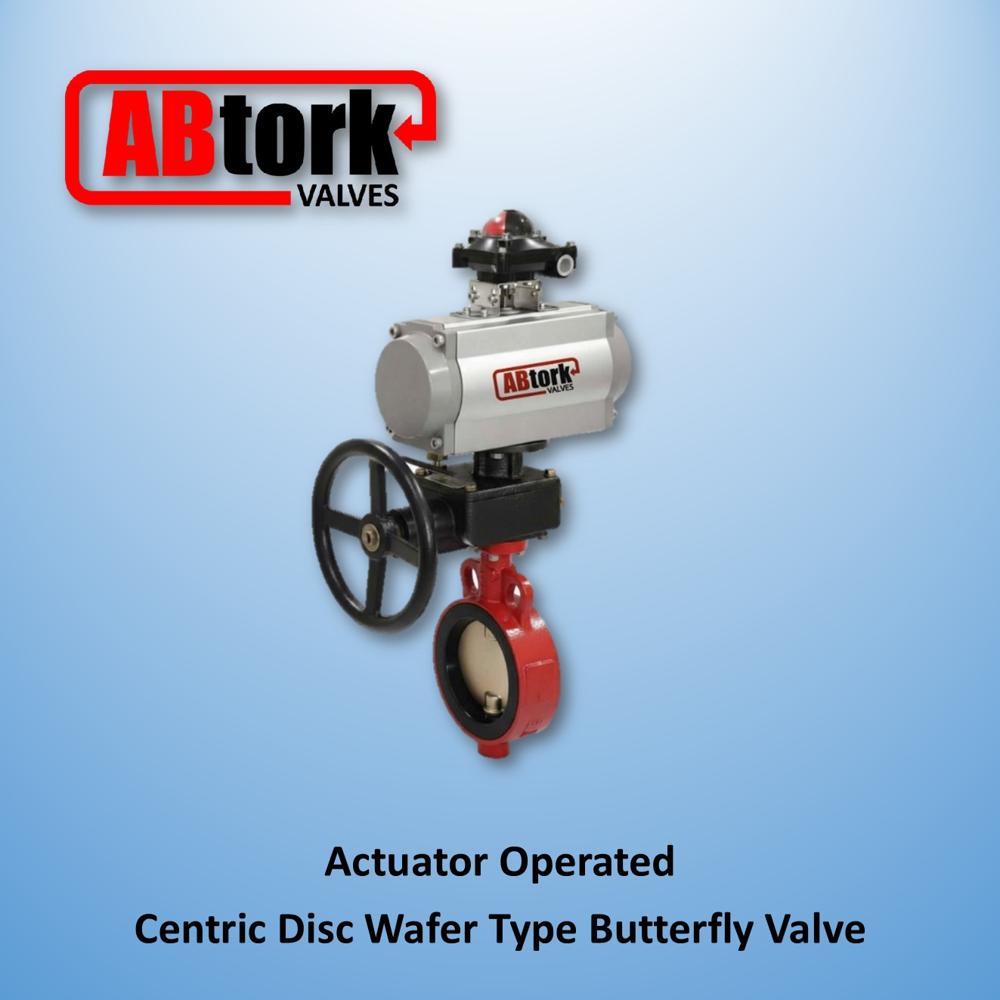 Manual And Actuator Operated Centric Disc Wafer Type Butterfly Valve