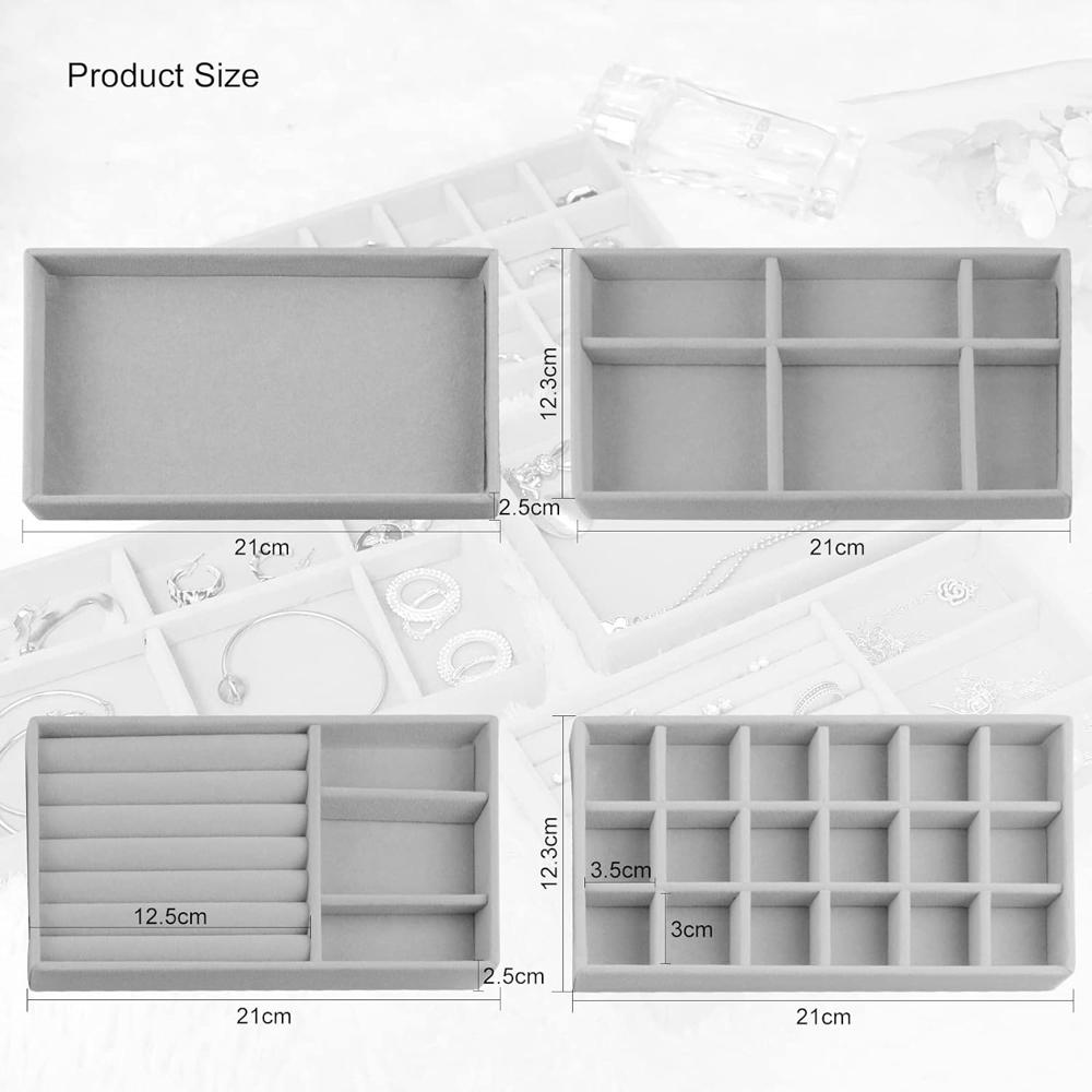 JEWELLERY TRAY 4PCS SET
