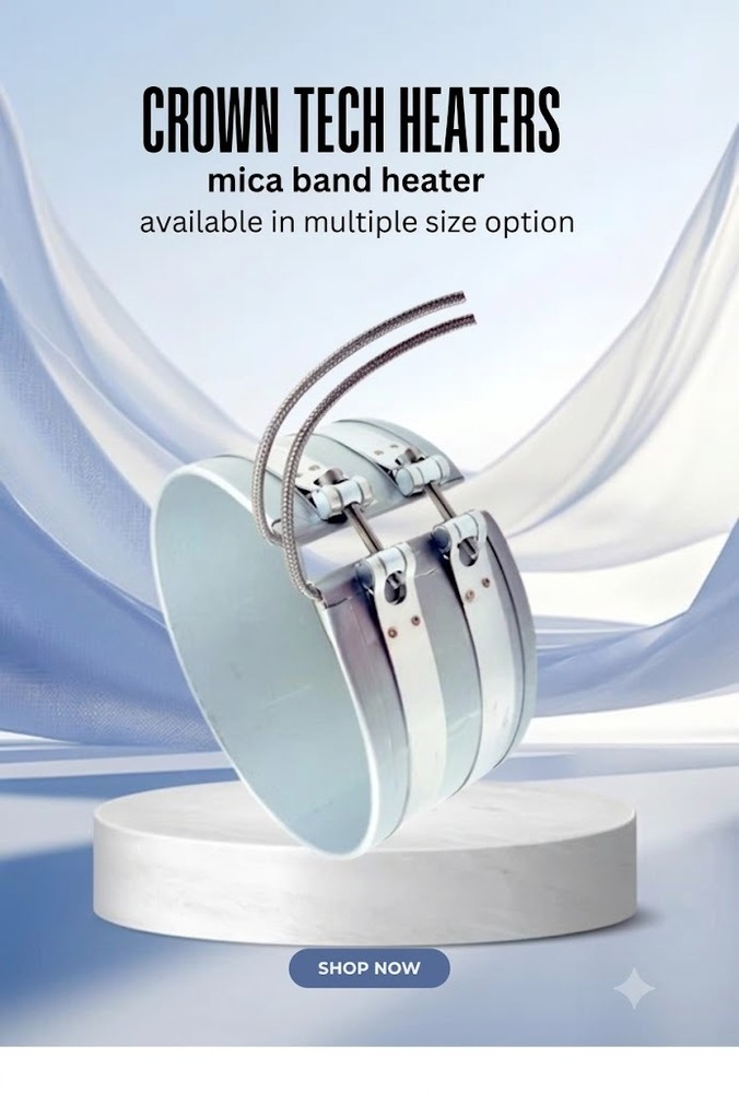 Mica Band Heater - Color: Metallic Silver