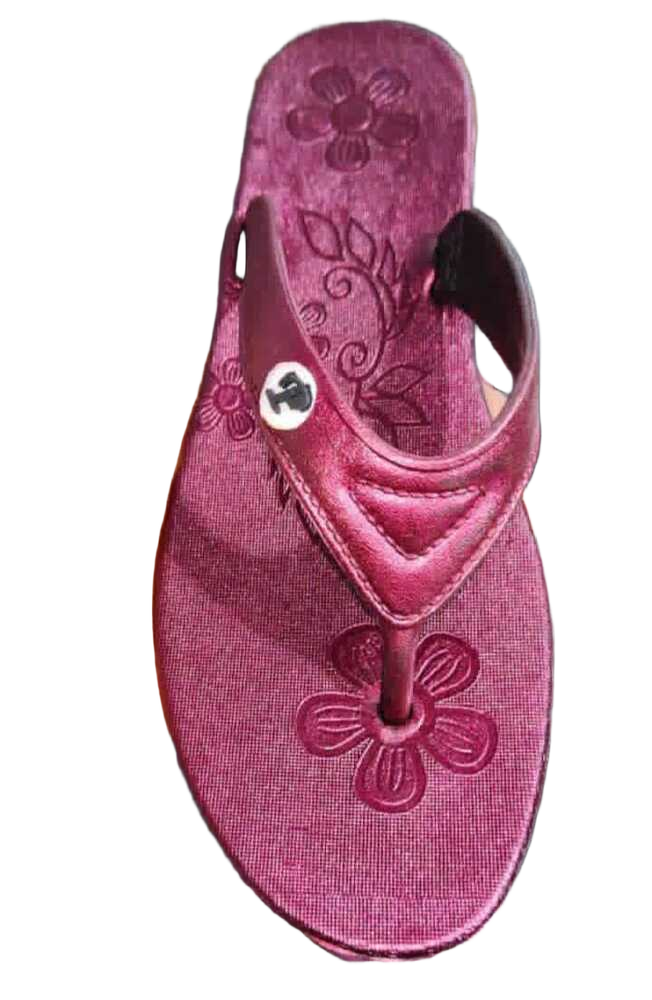 China P Ladies Floral Slipper