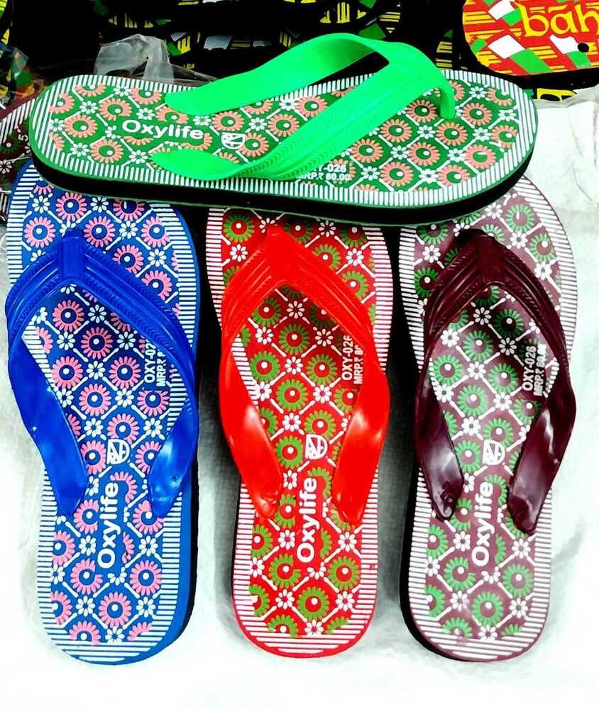 Oxylife Kids Floral Printed Flip-Flops