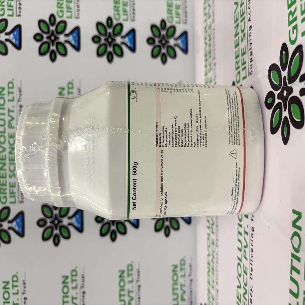 Lactobacillus MRS Agar MRS Agar Himedia