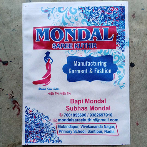 Colour Printing Non Woven D Cut Bag