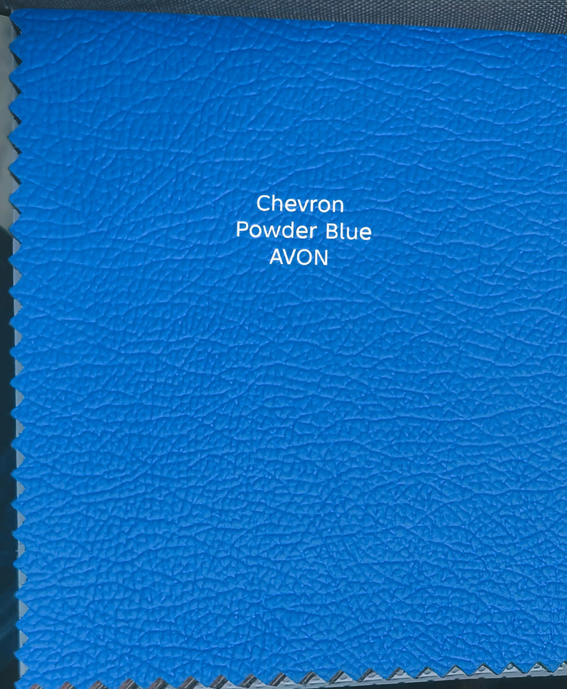 Chevron powder blue