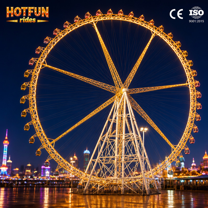 Luxury Attractive 88 Meters Giant Ferris Wheel Ferris Wheel Rides