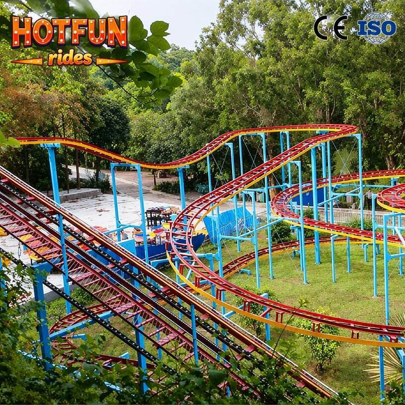 Compact Crazy Mouse Roller Coaster Ride