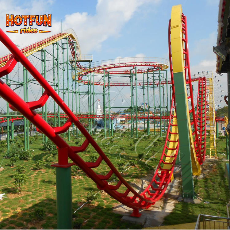 Exciting Medium-sized 3 Loop Roller Coaster
