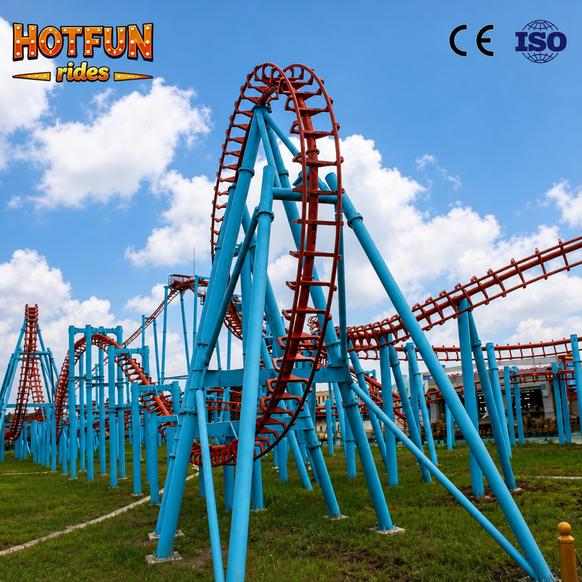 Thrilling 780m Roller Coaster Ride