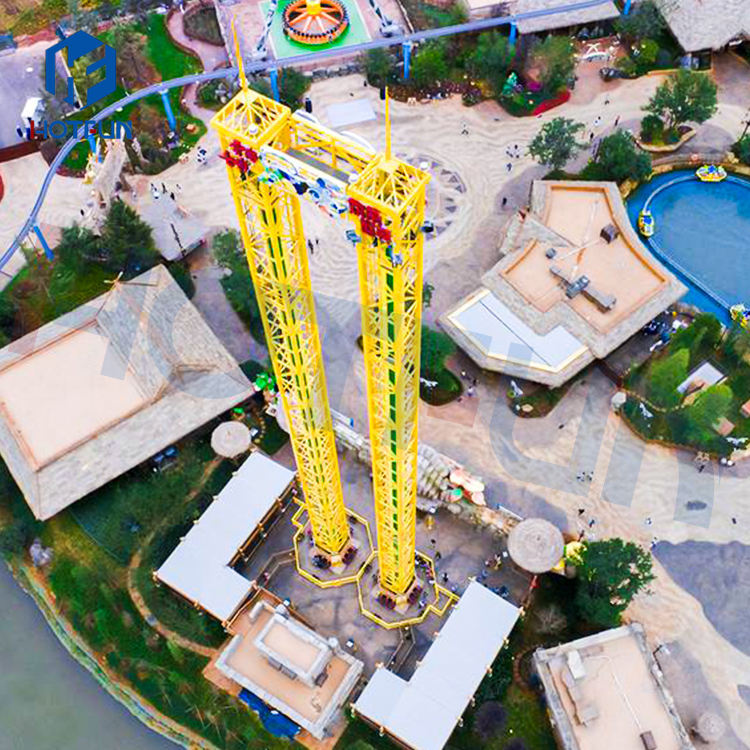Thrilling Adrenaline-pumping Wild Unforgettable Insane Exhilarating Extreme Double Launch Tower Ride