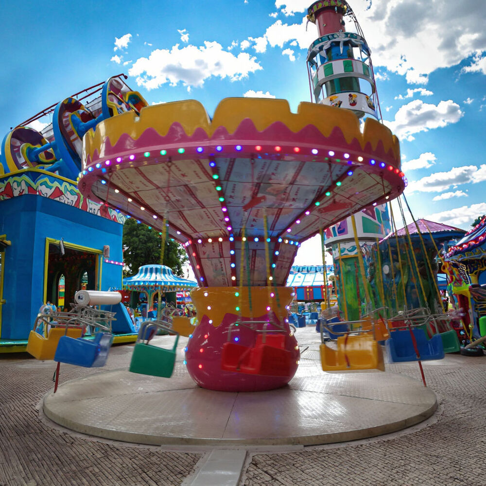 Outdoor Fairground Small Flying Chair Rides