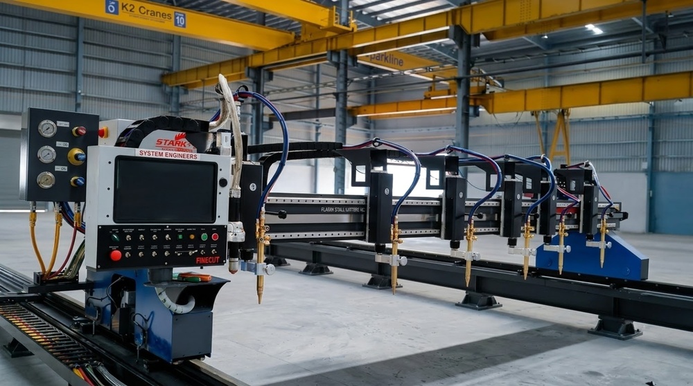 Cnc Gas Cutting Machine - Material: Stainless Steel