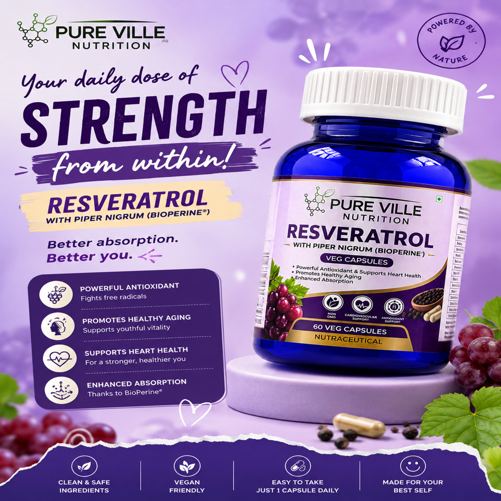 Resveratrol and Pepper Veg Capsules 