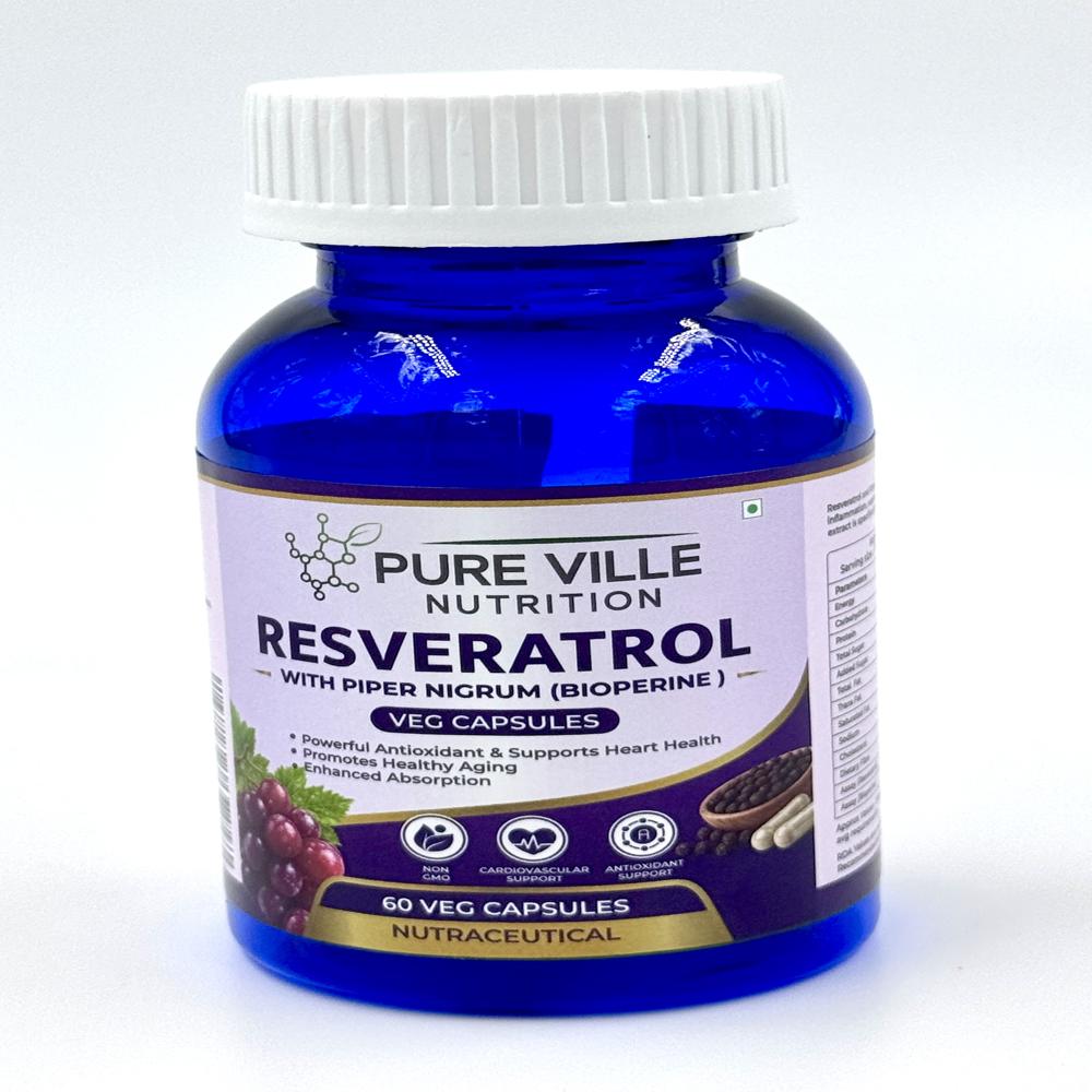 Resveratrol and Pepper Veg Capsules 