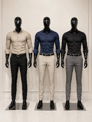Display male standing mannequins