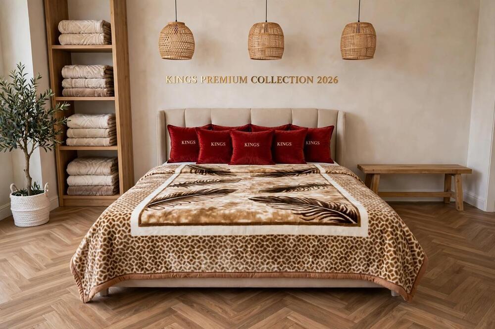 Multicolor Geometric King Size 3.2 Kg Single Bed Blankets