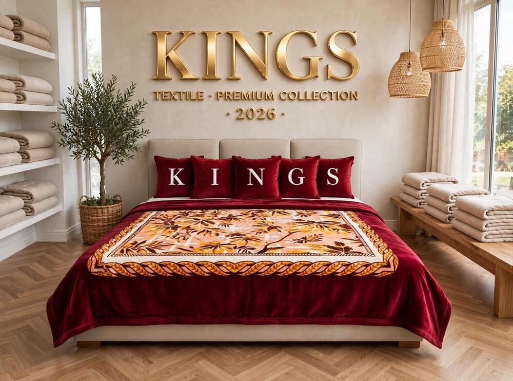 Purple Majesty 5 KG Double Bed Double Ply Blanket