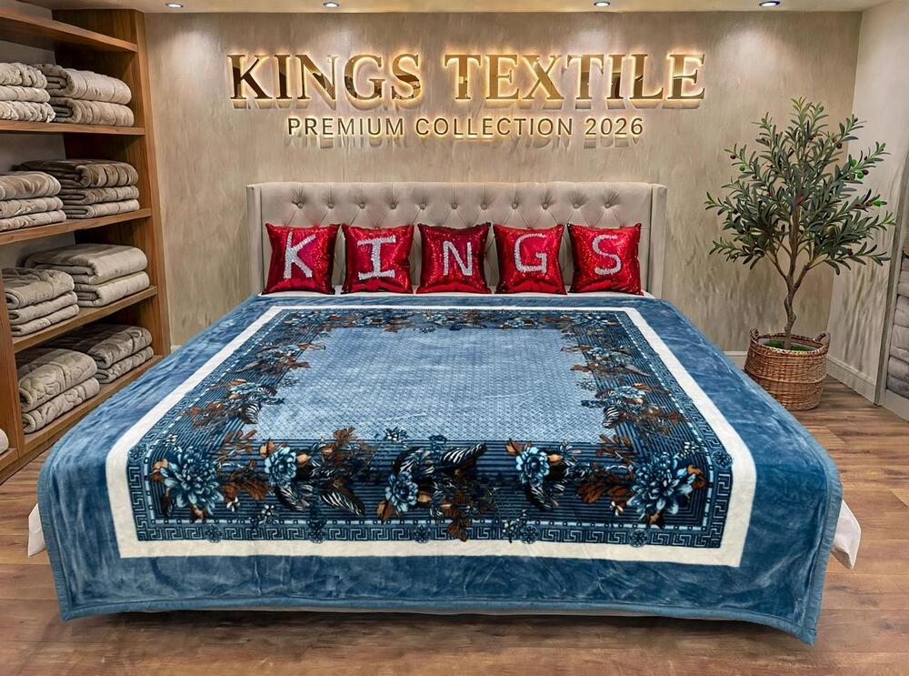 Supreme Gold 4.4 Kg Double Bed Double Ply Blanket - Age Group: Adults