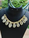 Cowre shell necklace