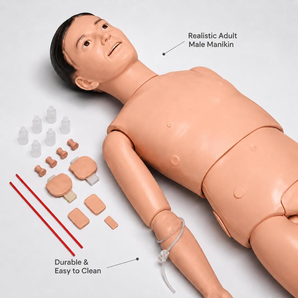 Multifunctional Nursing Manikin Male
