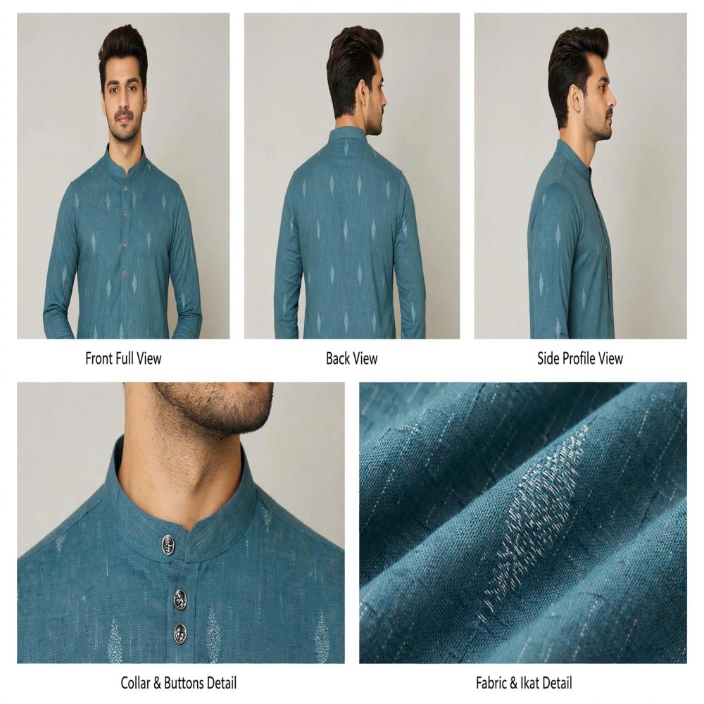 Men Printed Cotton Kurta