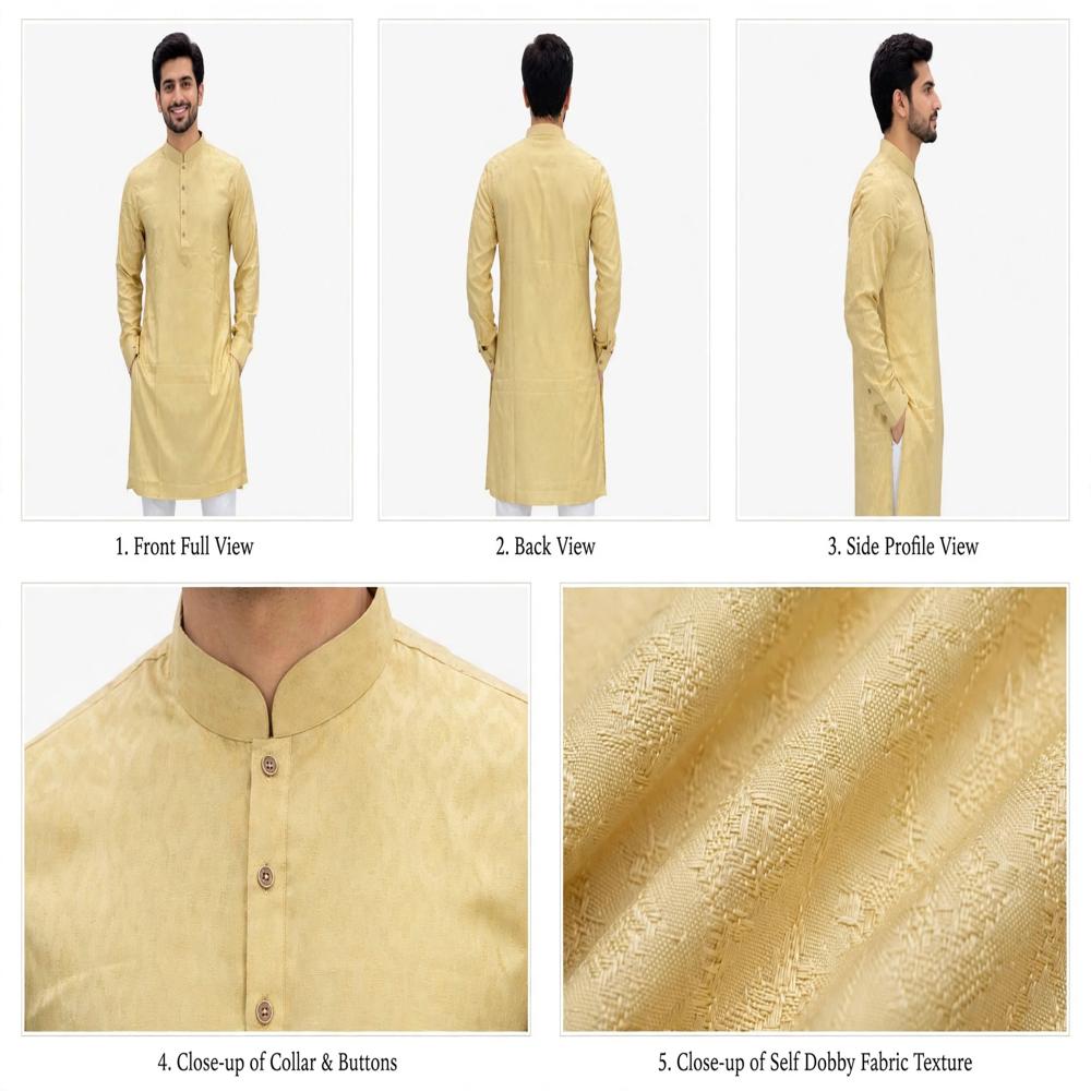Men Plain Cotton Kurta