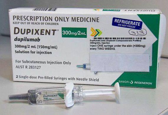 Dupixent 300 mg solution for injection in pre-filled pen shipping now