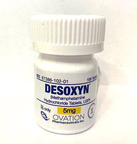 Deasoxyn Methamphetamline 5mg Tablets