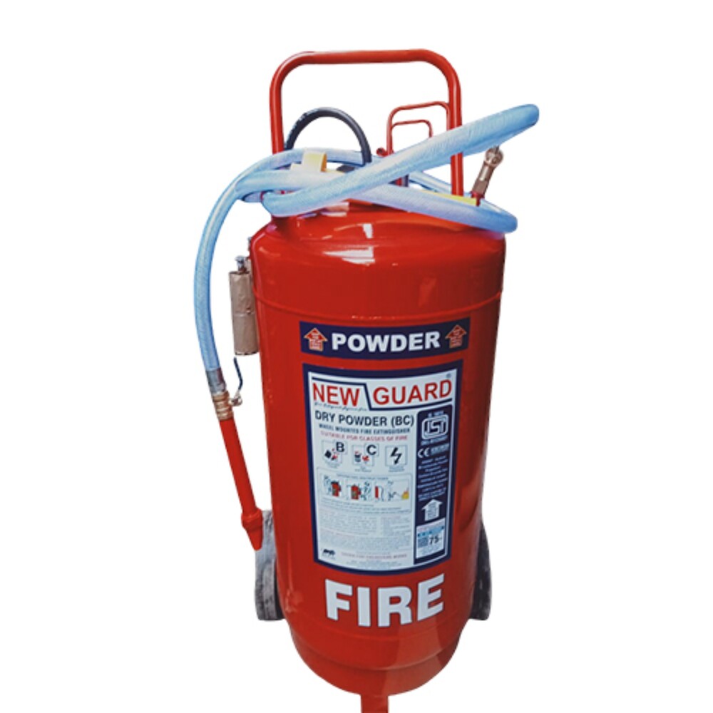 Abc Powder Trolley Type Fire Extinguisher - Application: Industrial