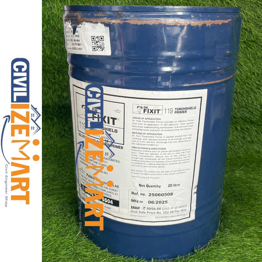 Dr.fixit Torchshied Primer (20l) Waterproofing Chemical