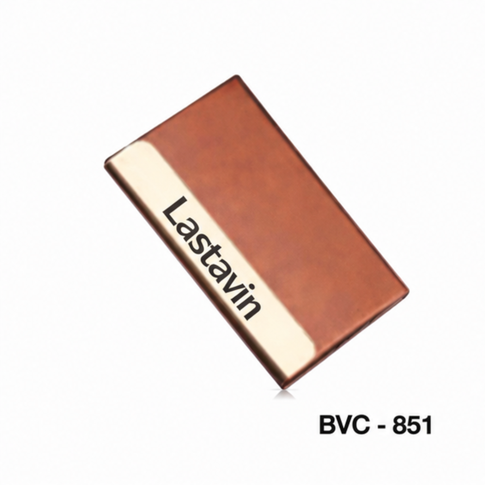 Executive Brown Pu Visiting Card Holder - Advantage: Customize