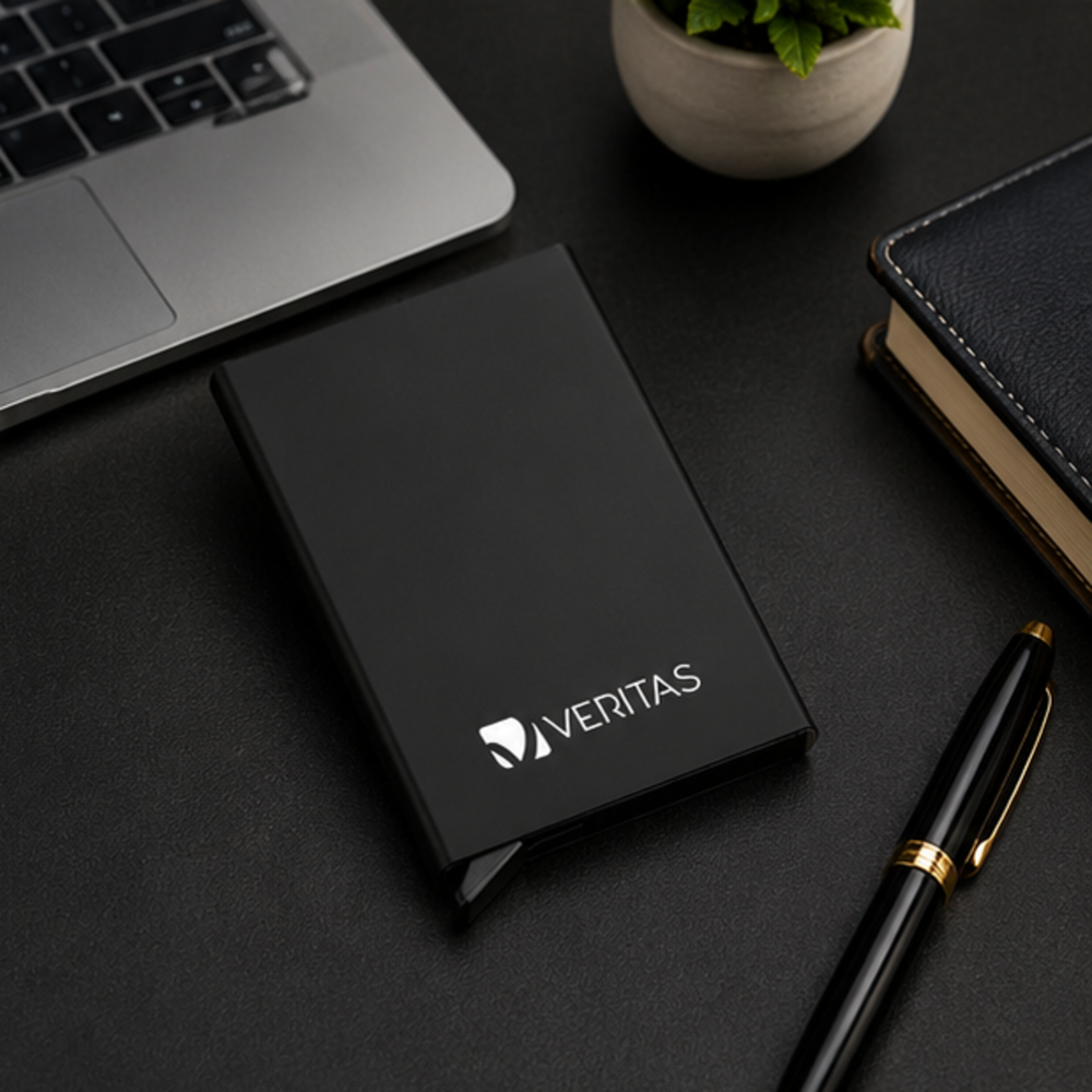 Automatic Sliding Business Card Holder