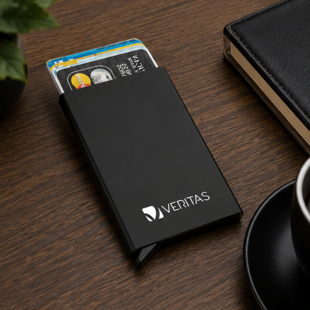 Automatic Sliding Business Card Holder