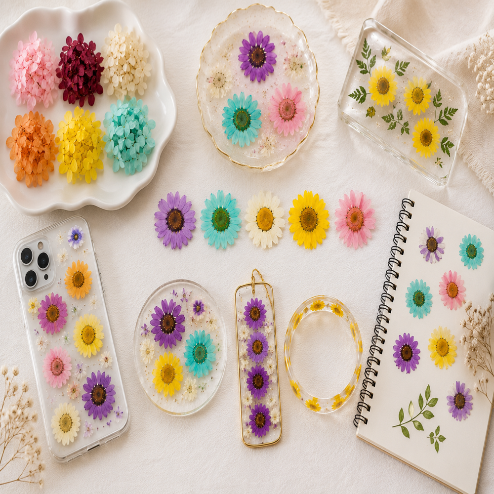 Dried Daisy Flowers