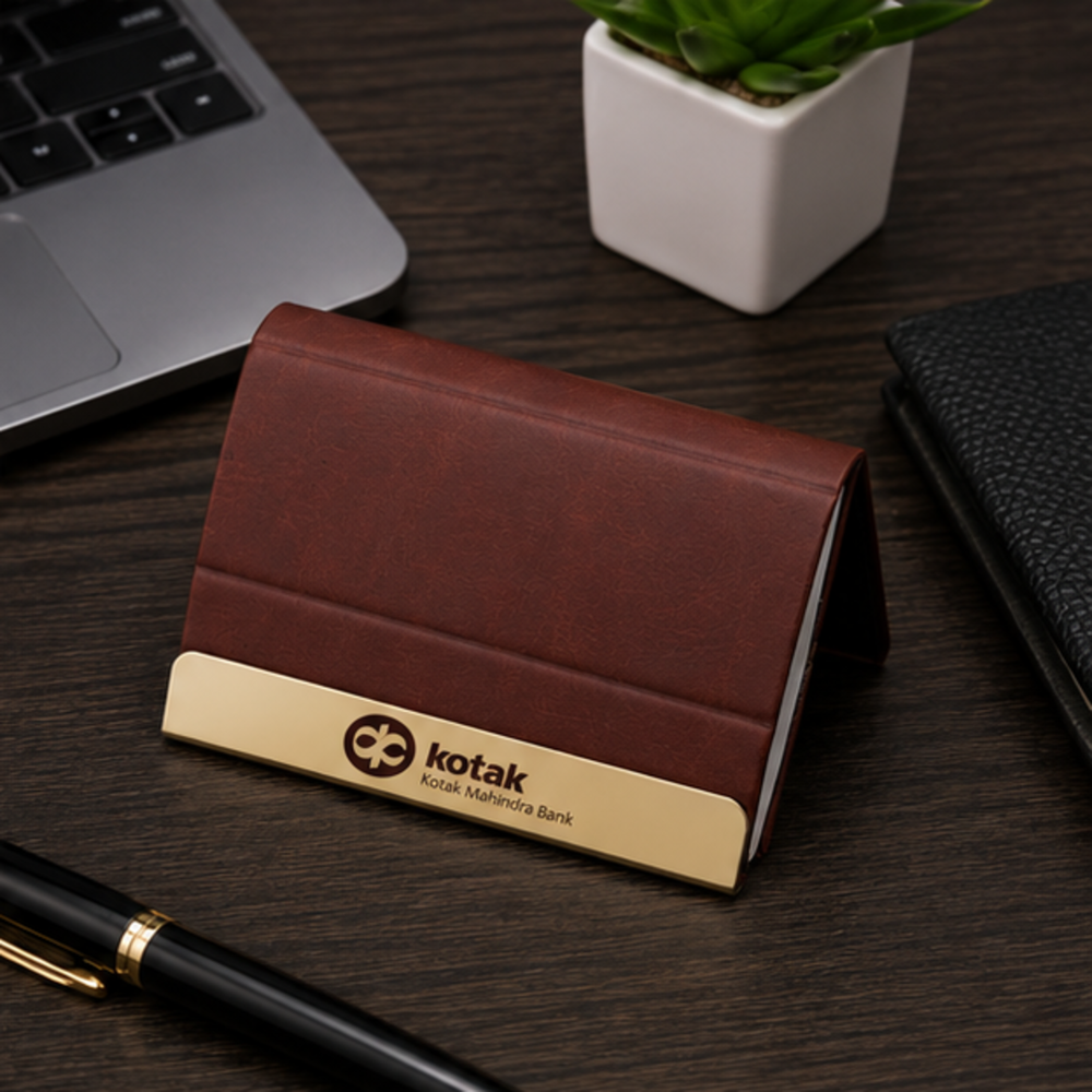 Folding Table Cum Visiting Card Holder