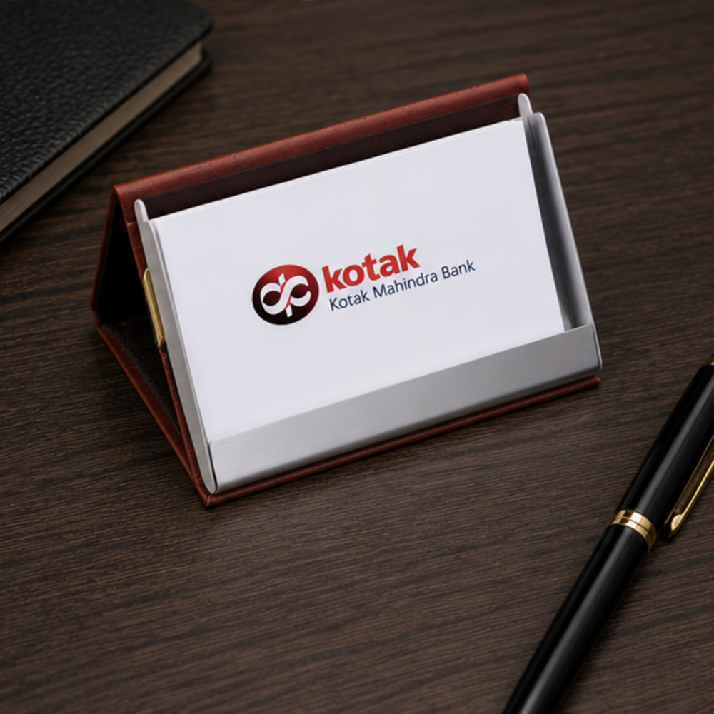 Folding Table Cum Visiting Card Holder