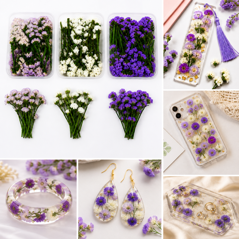 Dried Mini Statice Flowers