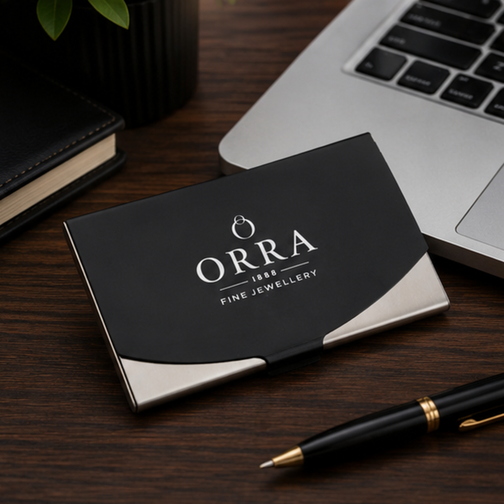 Executive Metal Visiting Card Holder
