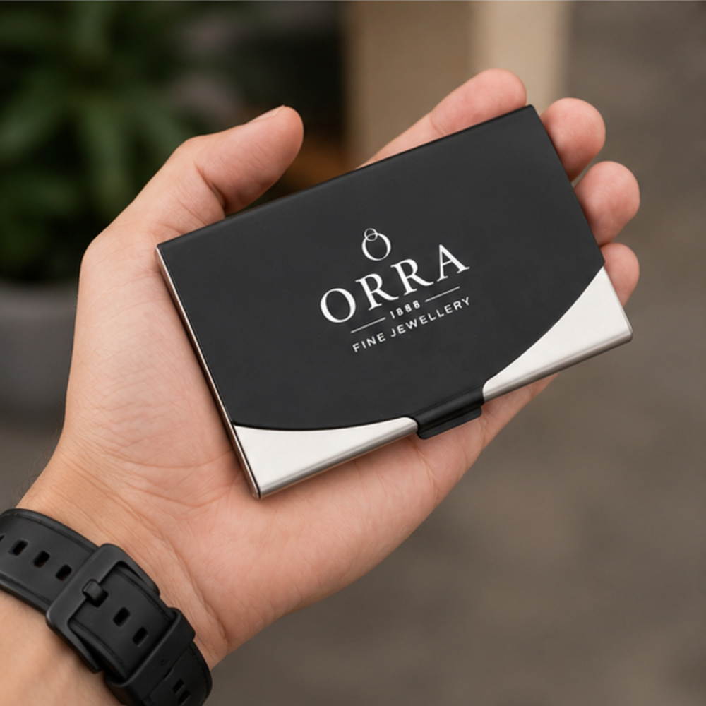 Executive Metal Visiting Card Holder