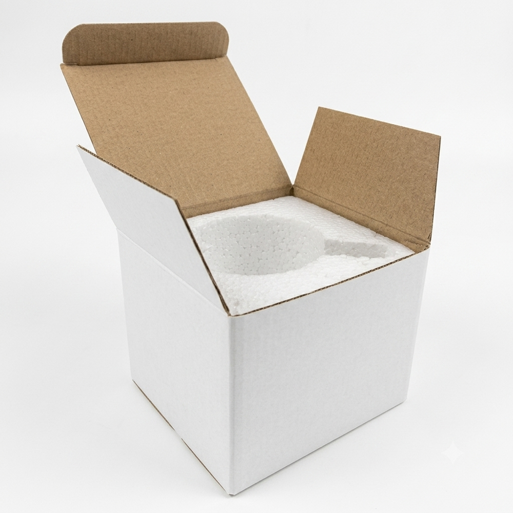 Thermocol Mug Box - Capacity: 330 Milliliter (ml)